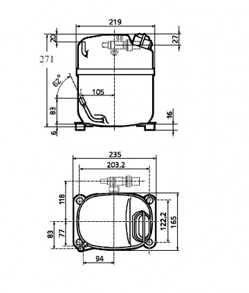 Motor monofazat Tecumseh L
